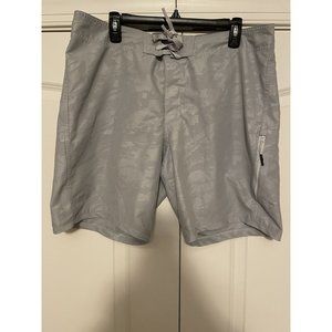 Under Armour HeatGear UA Storm Fish Hunter Boardshorts Shorts Gray Mens 38